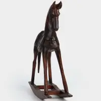 Сувенир интерьерный &laquo;Лошадка-качалка&raquo;, 42&times;12&times;43 см, дерево, коричневый