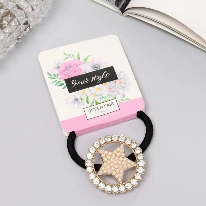 Резинка для волос Резинка для волос "Флер" звезда, 5 см