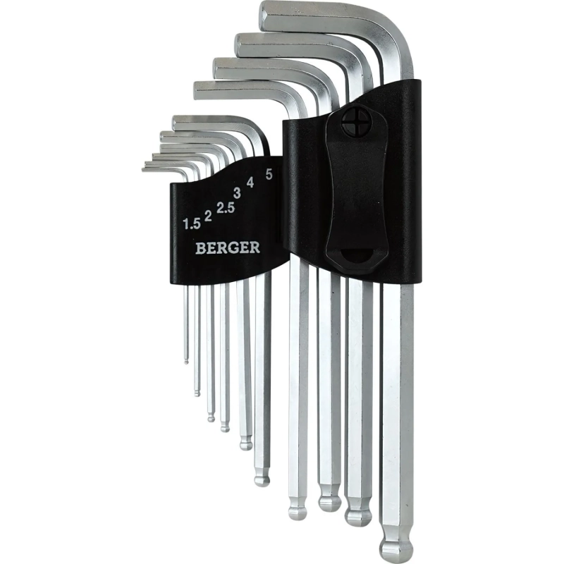 Набор ключей шестигранников с шаром 10 предмет ов BG2291