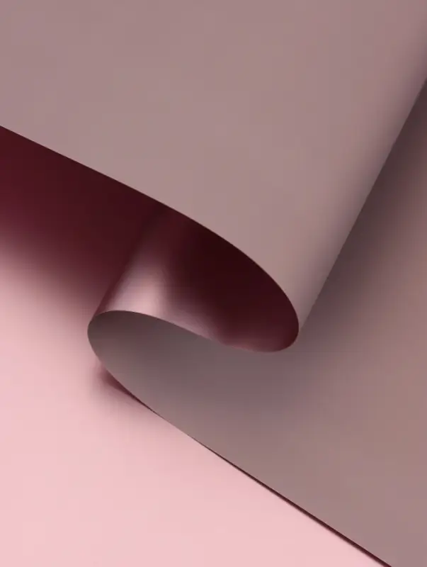 Плёнка матовая двухсторонняя &laquo;Цветной блеск&raquo; розовая пудра, 0.58&times;10 м