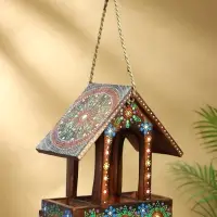 Подвесной декор &laquo;Кормушка для птиц&raquo;, 14&times;26&times;26 см, дерево