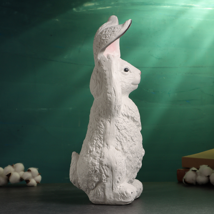 Копилка Копилка "Заяц ушастый" белый, 17х18х42см