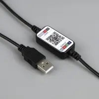 Умная гирлянда &laquo;Нить&raquo; 10 м, роса, IP20, серебристая нить, 100 LED, управление с приложения, свечение RGB, USB