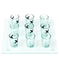 Настольная игра для взрослых &laquo;Пьяные Крестики-нолики&raquo;, 9 стопок, доска 20&times;20 см