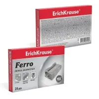 Точилка металлическая ErichKrause Ferro, диаметр отверстия 8 мм