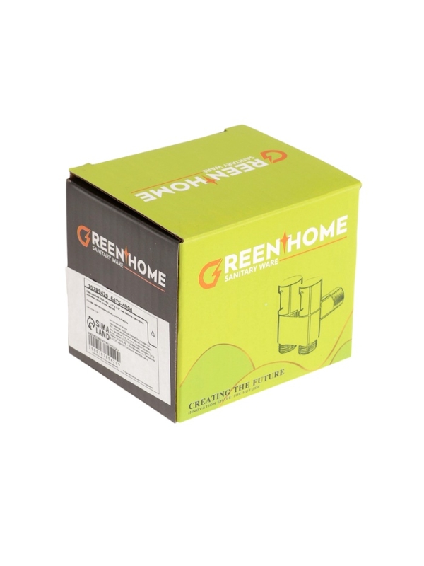 Кран двойной ZEIN engr, 1/2" х 1/2", два вентиля, кран-букса керамика, нерж. сталь, черный