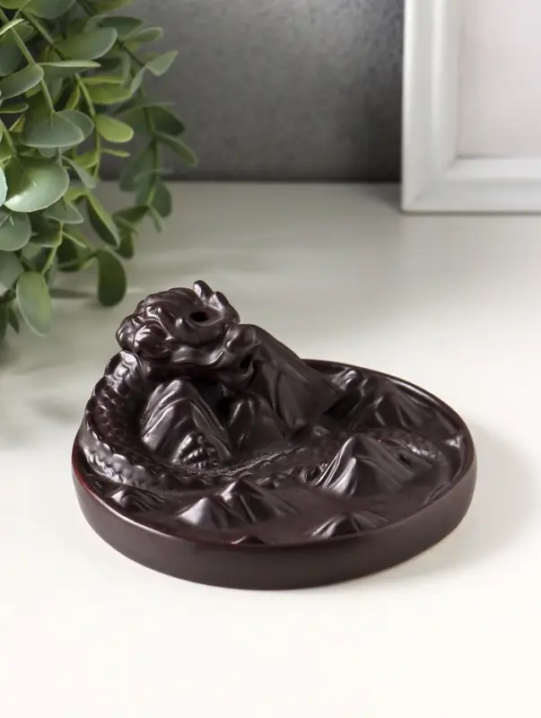 Подставка для благовоний TAKE IT EASY &laquo;Горный дракон&raquo;, стелющийся дым, 12&times;5 см