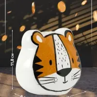 Копилка для денег &laquo;Милый тигрёнок&raquo;, керамика, 8.8&times;13&times;11.8 см