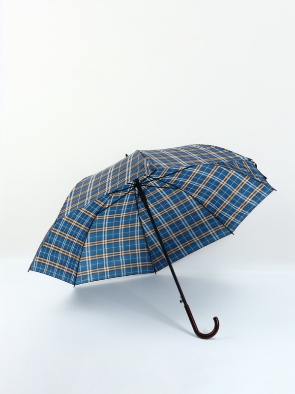 Зонт-трость п/авт R58/68 8сп П/Э В/У КЛЕТКА ручка-крюк синий пакет Зонт-трость п/авт R58/68 8сп П/Э В/У КЛЕТКА ручка-крюк синий пакет