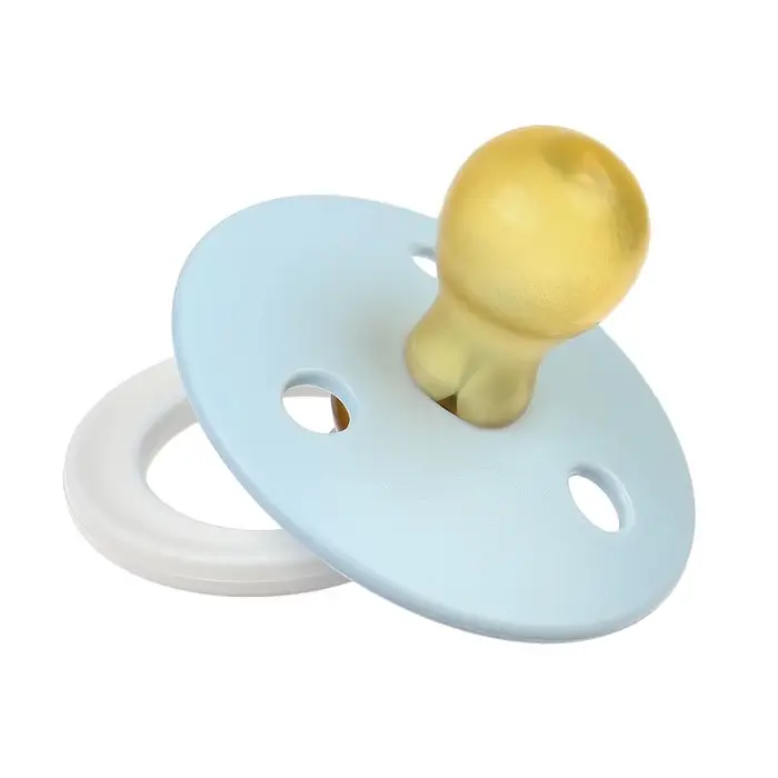 Соска - пустышка латексная классическая, от 0 мес., голубая