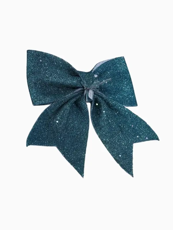 Ёлочная игрушка &laquo;Зимнее волшебство. Бант&raquo; пластик, 20&times;18 см, зелёный