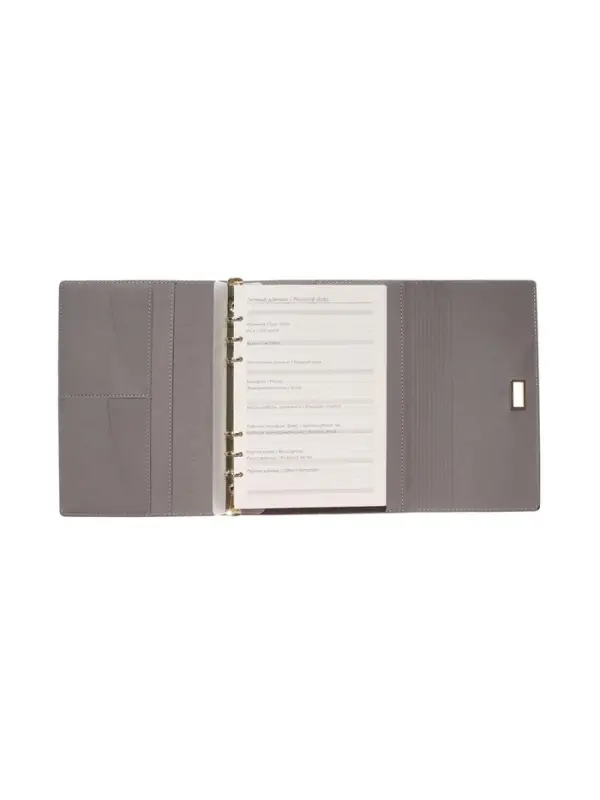 Органайзер на кольцах, А5, с клапаном, 80л, линия, к/зам, с ручкой, Черный Органайзер на кольцах, А5, с клапаном, 80л, линия, к/зам, с ручкой, Черный