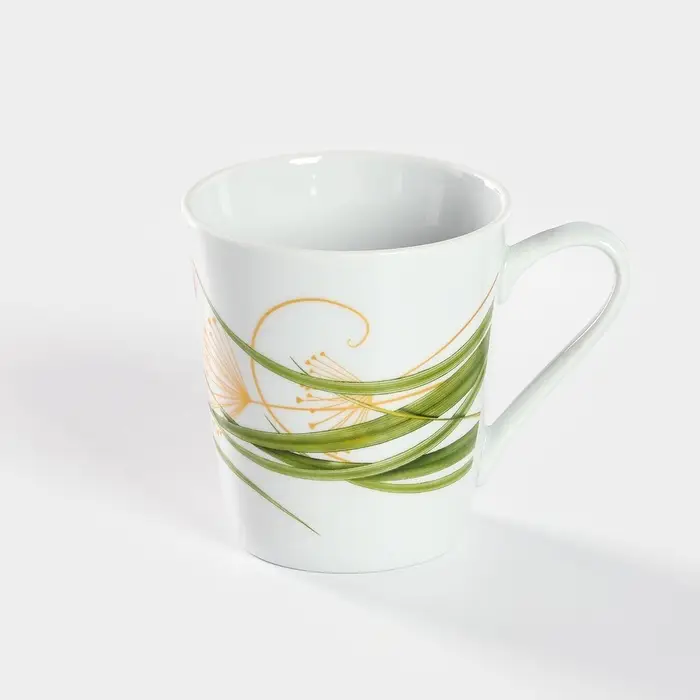 Кружка Добрушский завод &laquo;Стрекоза&raquo;, 300 мл, фарфор, белая