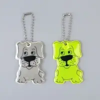 Светоотражающий элемент &laquo;Собака&raquo;, двусторонний, 6&times;3.5 см, МИКС