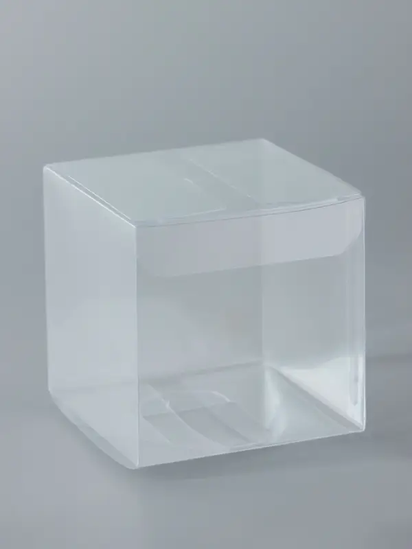 Складная коробка из PVC, прозрачная, 7&times;7&times;7 см