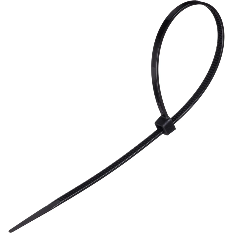 Стяжка (хомут) 200 мм x 3,6 мм, Bigtech BT-CT-200-36-B,нейлон,чер,100 шт/уп