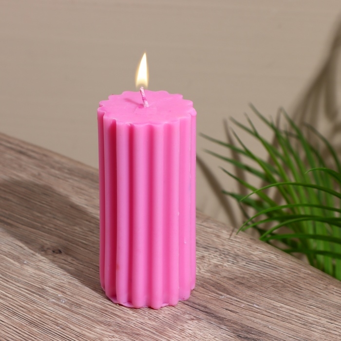 Свеча  Свеча "Колонна" 5х5х10 см, соевый воск