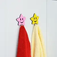 VETTA Набор крючков самоклеящихся, 2шт, акрил, металл, "Настроение", 2 диз, 3 цвета