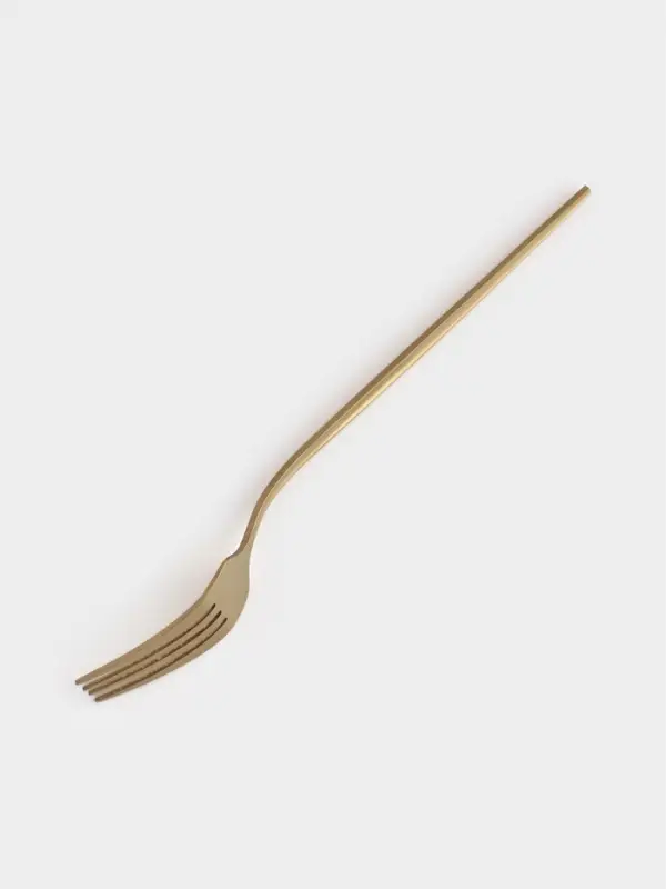 Набор вилок столовых Magistro &laquo;Блинк&raquo;, длина 21.5 см, 6 шт., нержавеющая сталь, золотистый