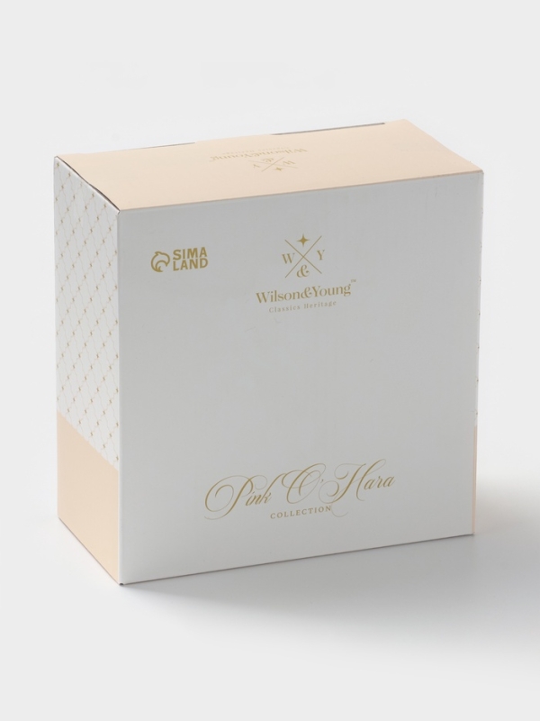 Салатник 14х7 см WY  "Pink O'hara", чёрный