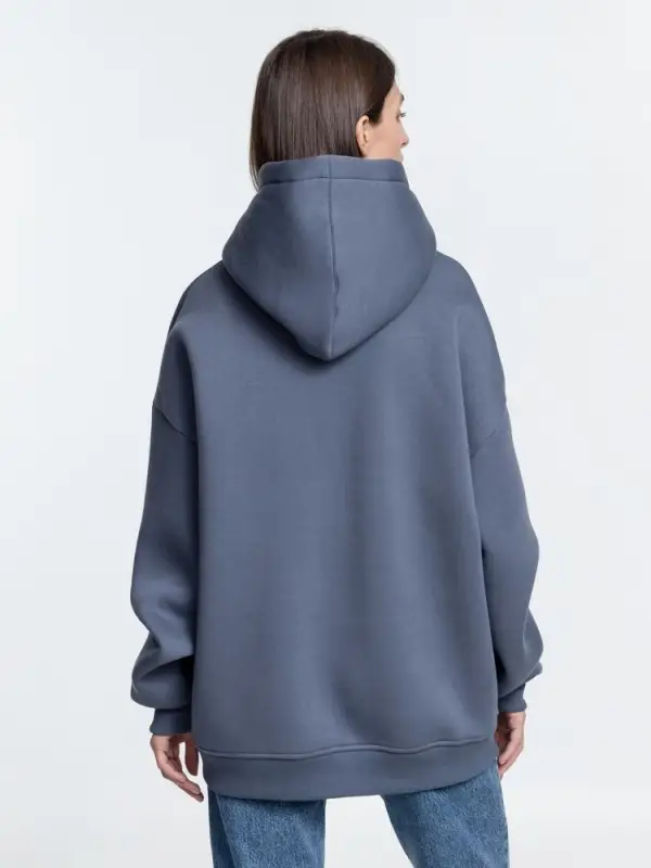 Худи Kulonga Oversize, темно-серое, размер ХS/S Худи Kulonga Oversize, темно-серое, размер ХS/S