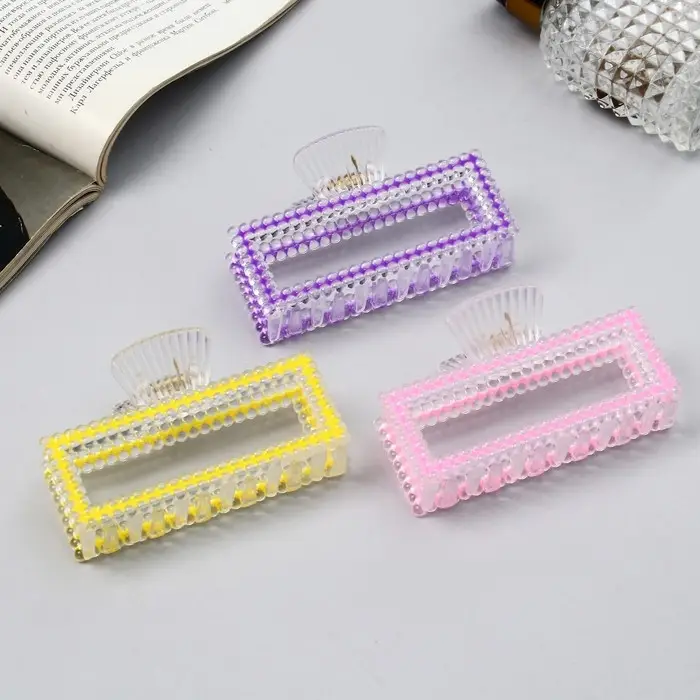 Крабик для волос «Хелен колор», прямой, 9 см, МИКС Крабик для волос «Хелен колор», прямой, 9 см, МИКС