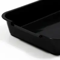 Туалет средний без сетки 36&times;26&times;6.5 см, чёрный