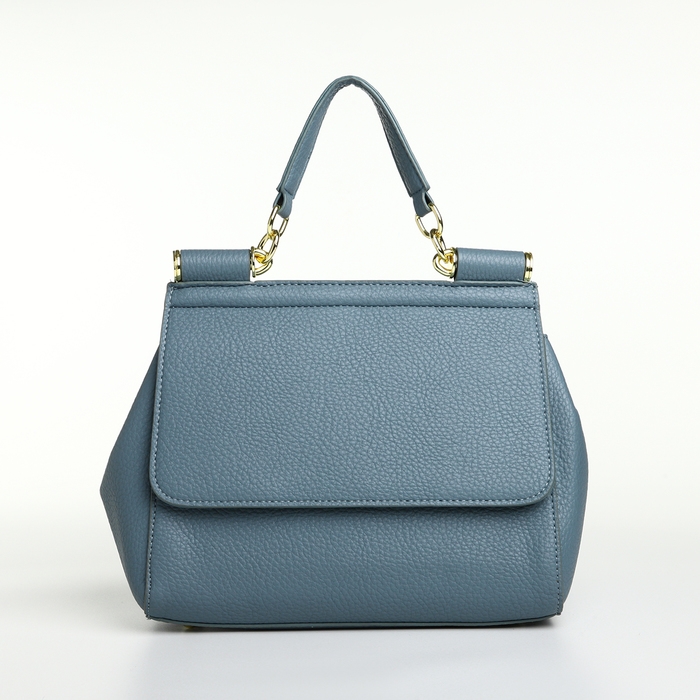 Сумка женская на магните TEXTURA, маленький размер, цвет серо-голубой Сумка женская на магните TEXTURA, маленький размер, цвет серо-голубой