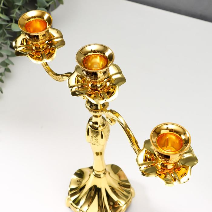 Подсвечник  Подсвечник "Богемия"  на 3 свечи 32х32х11 см