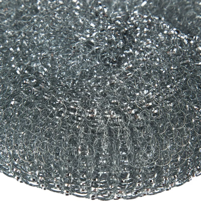 Губка-мочалка спираль Luscan Professional металлич 110х110х45 мм 60г 1шт/уп