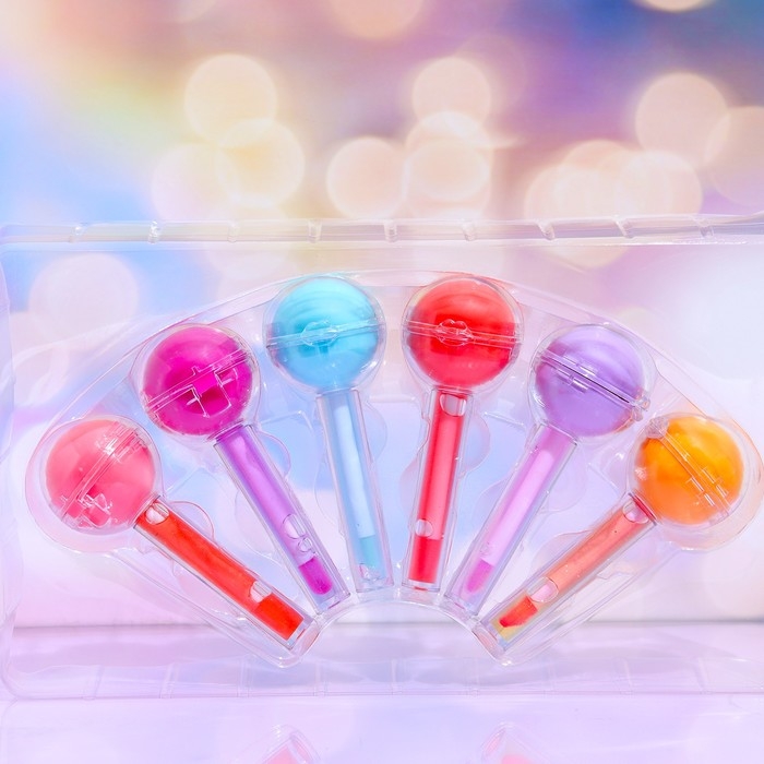 Бальзам и блеск для губ 2 в 1 Бальзам и блеск для губ 2 в 1 "Чупа-чупс", микс