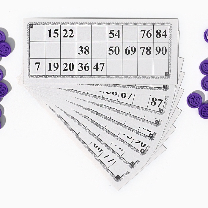 Русское лото, игра настольная, подарочное  Русское лото, игра настольная, подарочное "С Новым 2025 Годом", 24 карточки, 17.5 х 7.5 см