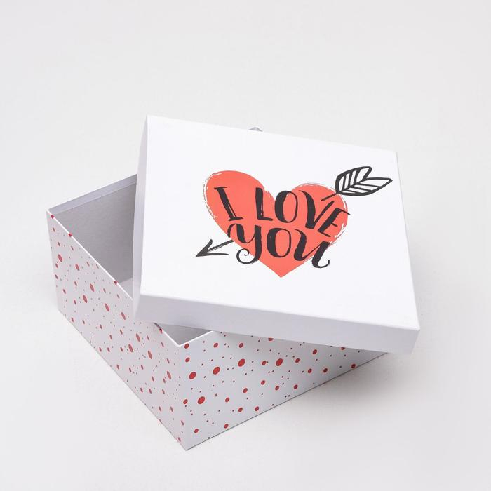 Набор коробок 6 в 1 Набор коробок 6 в 1 "Признание в любви", 25,5 х 25,5 х 13 - 16 х 16 х 8 см