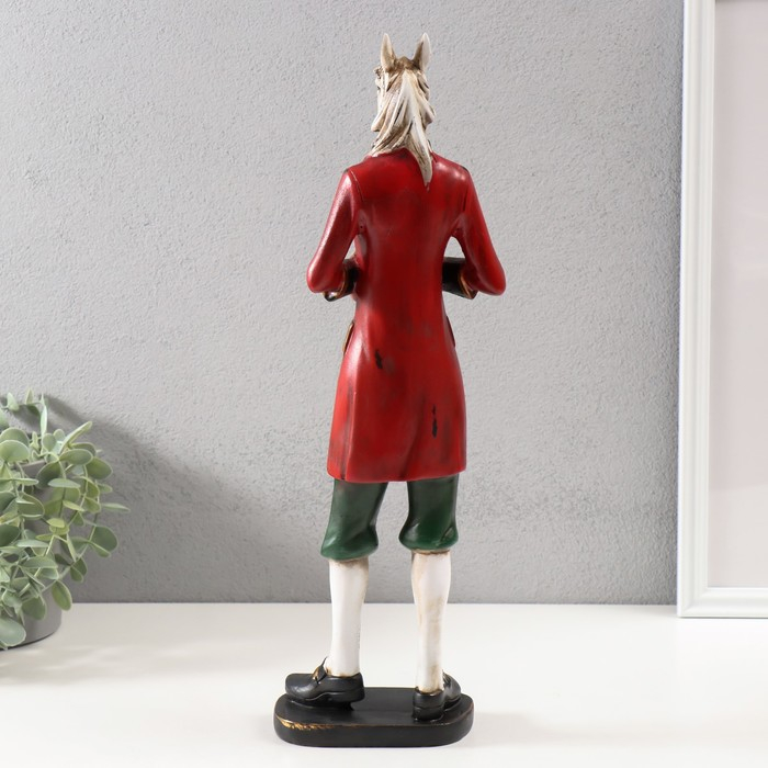 Сувенир полистоун Сувенир полистоун "Английский шарж - Конь в пальто" 41,5х7х12 см