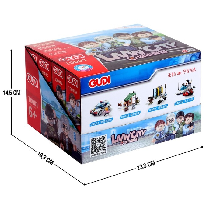 Конструктор «Полиция. Жулики», цвет МИКС Конструктор «Полиция. Жулики», цвет МИКС