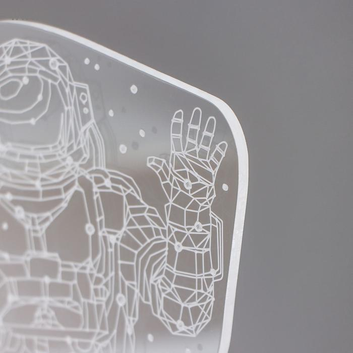 Светильник "Космонавт" LED RGB от сети 9,5х10х21 см RISALUX