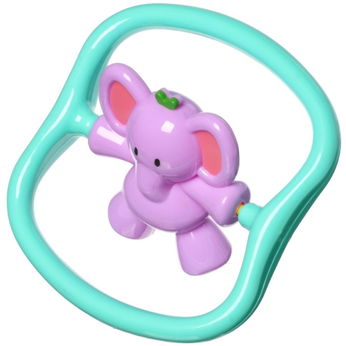 Погремушка «Слоник», размер 14 см, цвет МИКС Погремушка «Слоник», размер 14 см, цвет МИКС