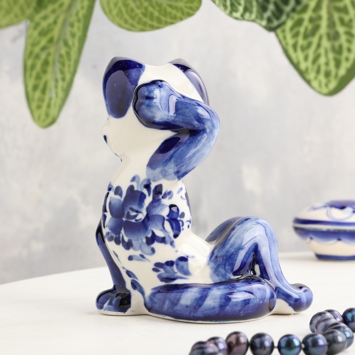 Сувенир Сувенир "Котик", гжель