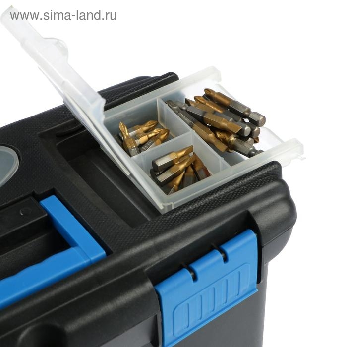 Набор инструментов в ящике ТУНДРА, универсальный, 64 предмета Набор инструментов в ящике ТУНДРА, универсальный, 64 предмета