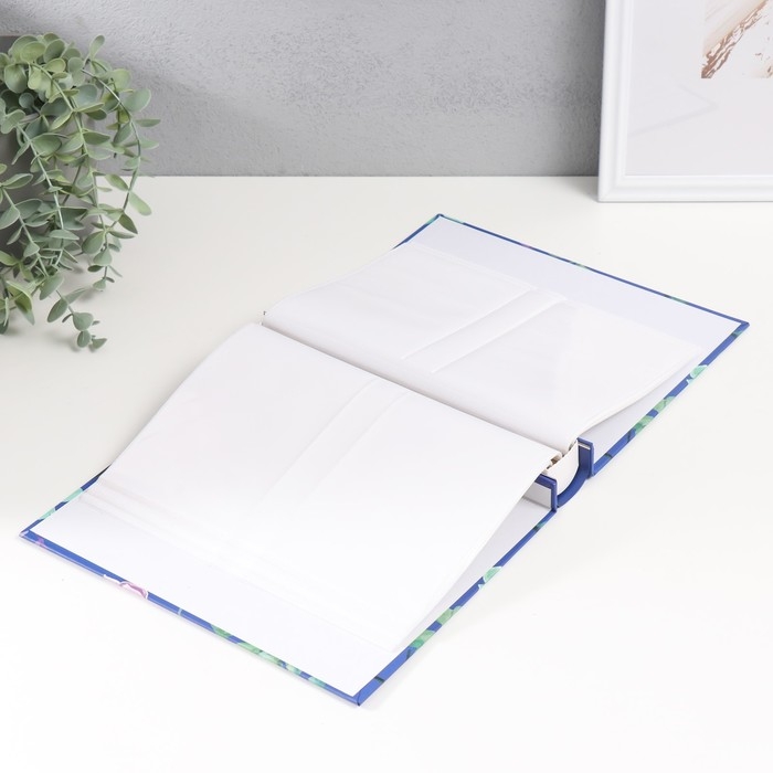 Фотоальбом на 100 фото 10х15 см  Фотоальбом на 100 фото 10х15 см "Лесные цветы" в коробке МИКС 26,5х21х5,3 см