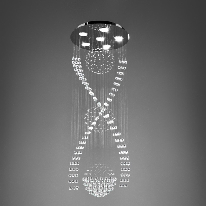 Светильник каскад Светильник каскад "Изольда" 6xLED хром 50х50х155см BayerLux