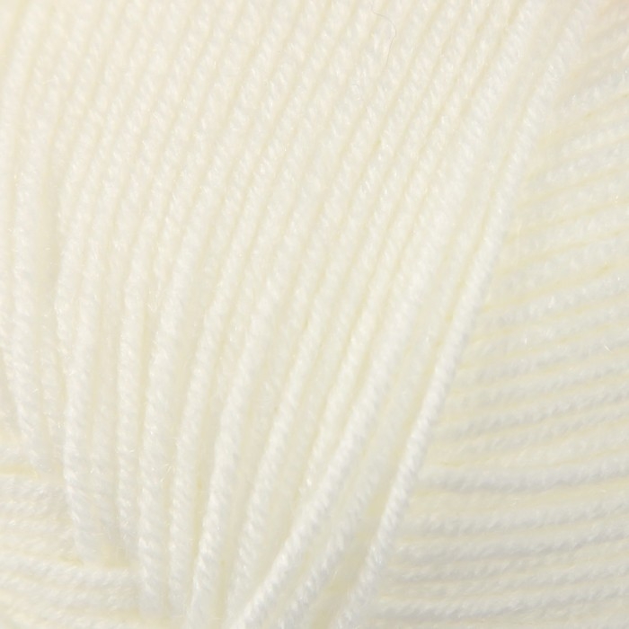 Пряжа Пряжа "Детская объемная" 100% микрофибра 400м/100гр (01-Белый)