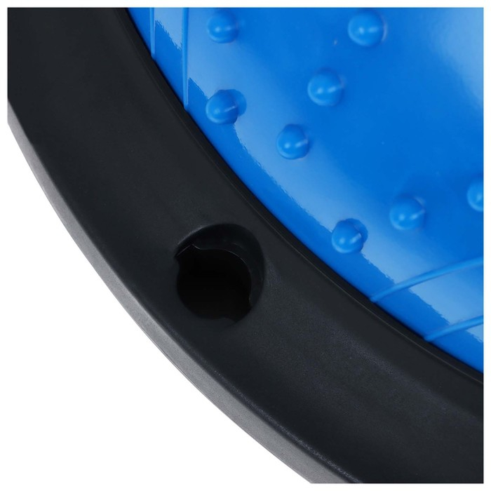 Полусфера BOSU гимнастическая ONLYTOP, массажная, с насосом, 46х20 см, цвет синий Полусфера BOSU гимнастическая ONLYTOP, массажная, с насосом, 46х20 см, цвет синий