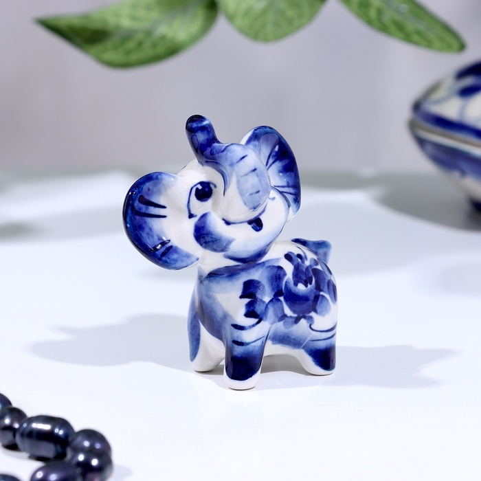 Сувенир Слон Сувенир Слон "Люся", гжель