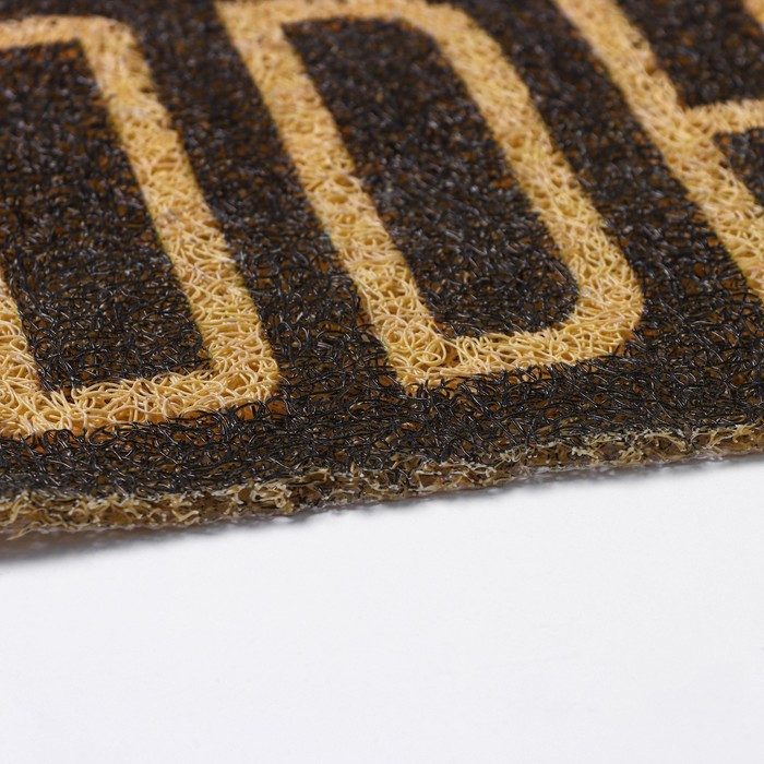 Коврик придверный грязезащитный Доляна «Здравствуйте. Досвидания», 40×60 см Коврик придверный грязезащитный Доляна «Здравствуйте. Досвидания», 40×60 см