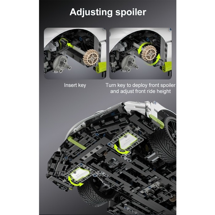 Конструктор Техно «Спорткар», 4346 деталей, масштаб 1:8 Конструктор Техно «Спорткар», 4346 деталей, масштаб 1:8