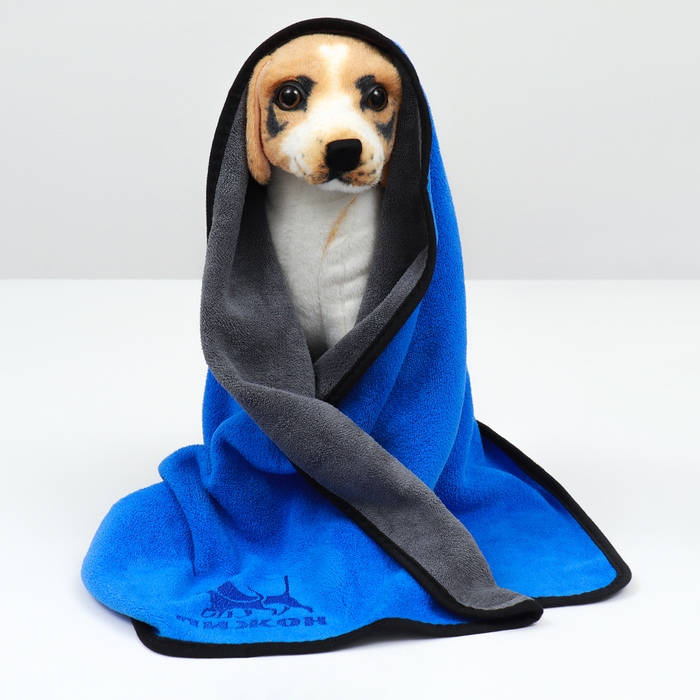 Полотенце для животных супервпитывающее, большое, 50 х 100 см, синее Полотенце для животных супервпитывающее, большое, 50 х 100 см, синее