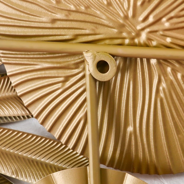 Декор настенный металл  Декор настенный металл "Цветы в пустыне" золото 120х7х60 см