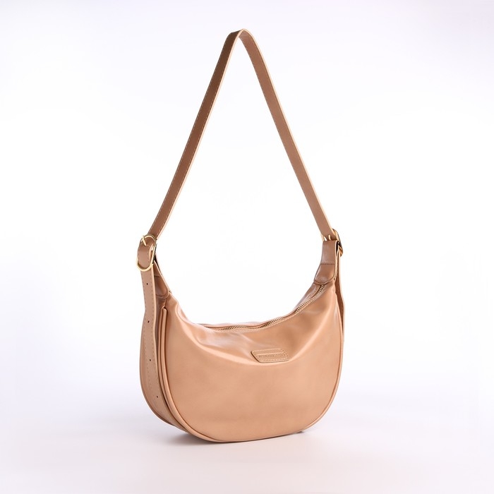 Сумка женская на молнии, цвет бежевый Сумка женская на молнии, цвет бежевый