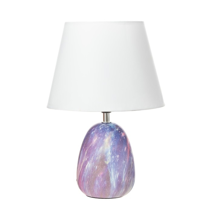 Настольная лампа Настольная лампа "Косетт" Е27 40Вт фиолетовый 22,5х22,5х32,5 см RISALUX